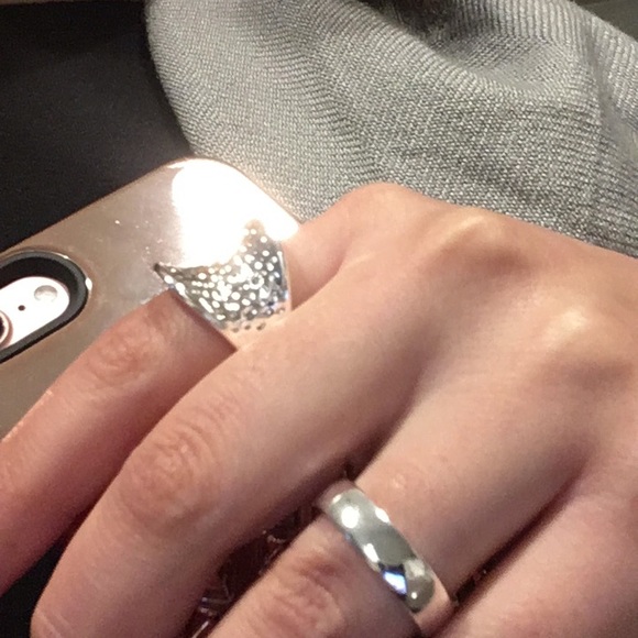 925 Silver Thumb Ring - Picture 4 of 5